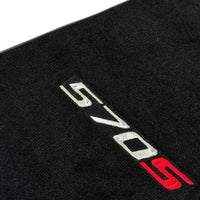 Black Floor Mats for McLaren 570S Tailored Carpets Set AutoWin - AutoWin