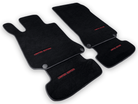 Black Floor Mats For Mercedes Benz C-Class C205 Coupe Facelift (2018-2023) | Limited Edition - AutoWin