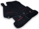 Black Floor Mats For Mercedes Benz C-Class C205 Coupe Facelift (2018-2023) | Limited Edition - AutoWin