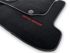 Black Floor Mats For Mercedes Benz C-Class C205 Coupe Facelift (2018-2023) | Limited Edition - AutoWin