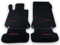 Black Floor Mats For Mercedes Benz C-Class S205 Wagon Facelift (2018-2023) Hybrid | Limited Edition - AutoWin