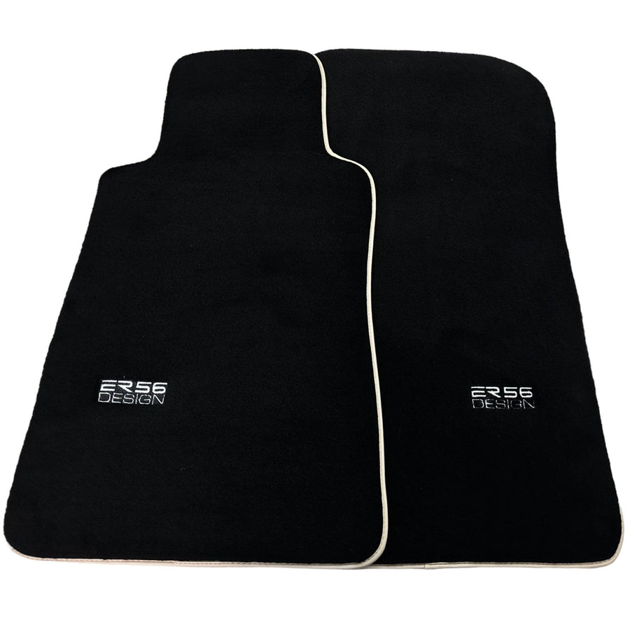 Black Floor Mats For Mercedes-Benz C Class W202 (1993-2000) ER56 Design - AutoWin