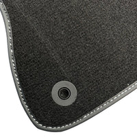 Black Floor Mats For Mercedes-Benz C-Class W204 (2007-2014) - AutoWin