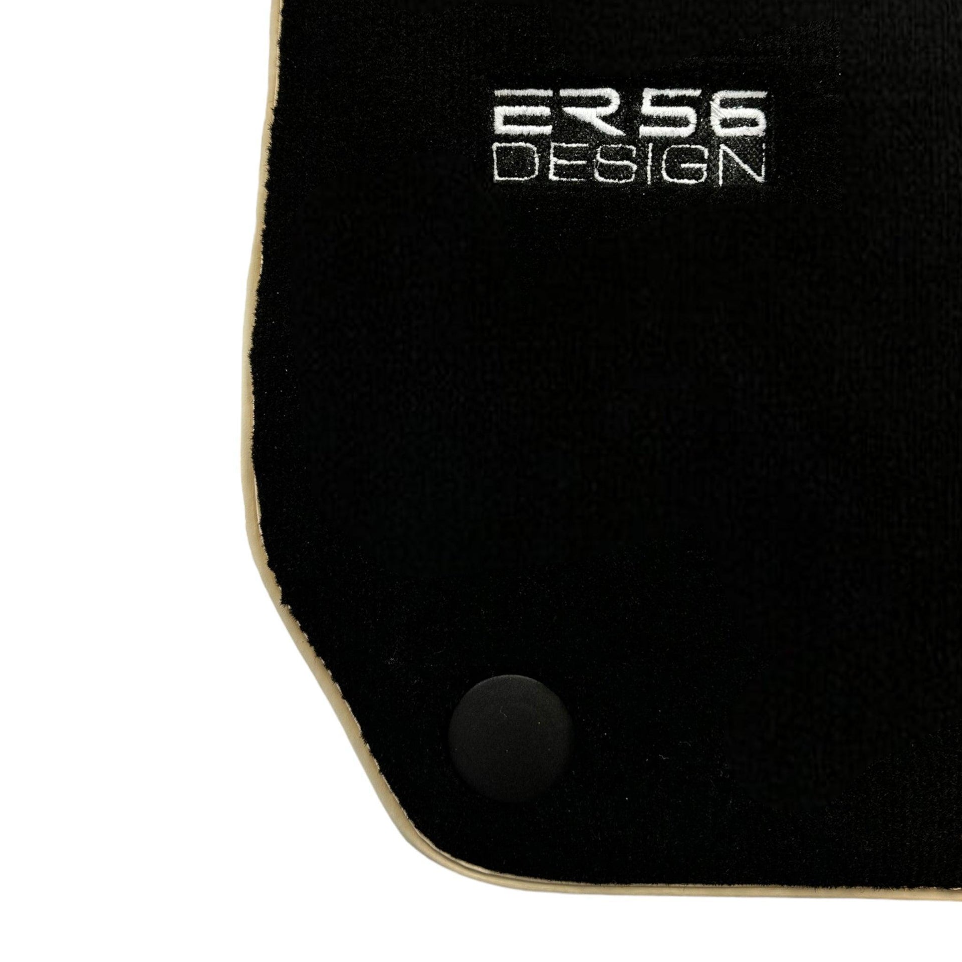 Black Floor Mats For Mercedes-Benz C-Class W204 (2007-2014) ER56 Design - AutoWin