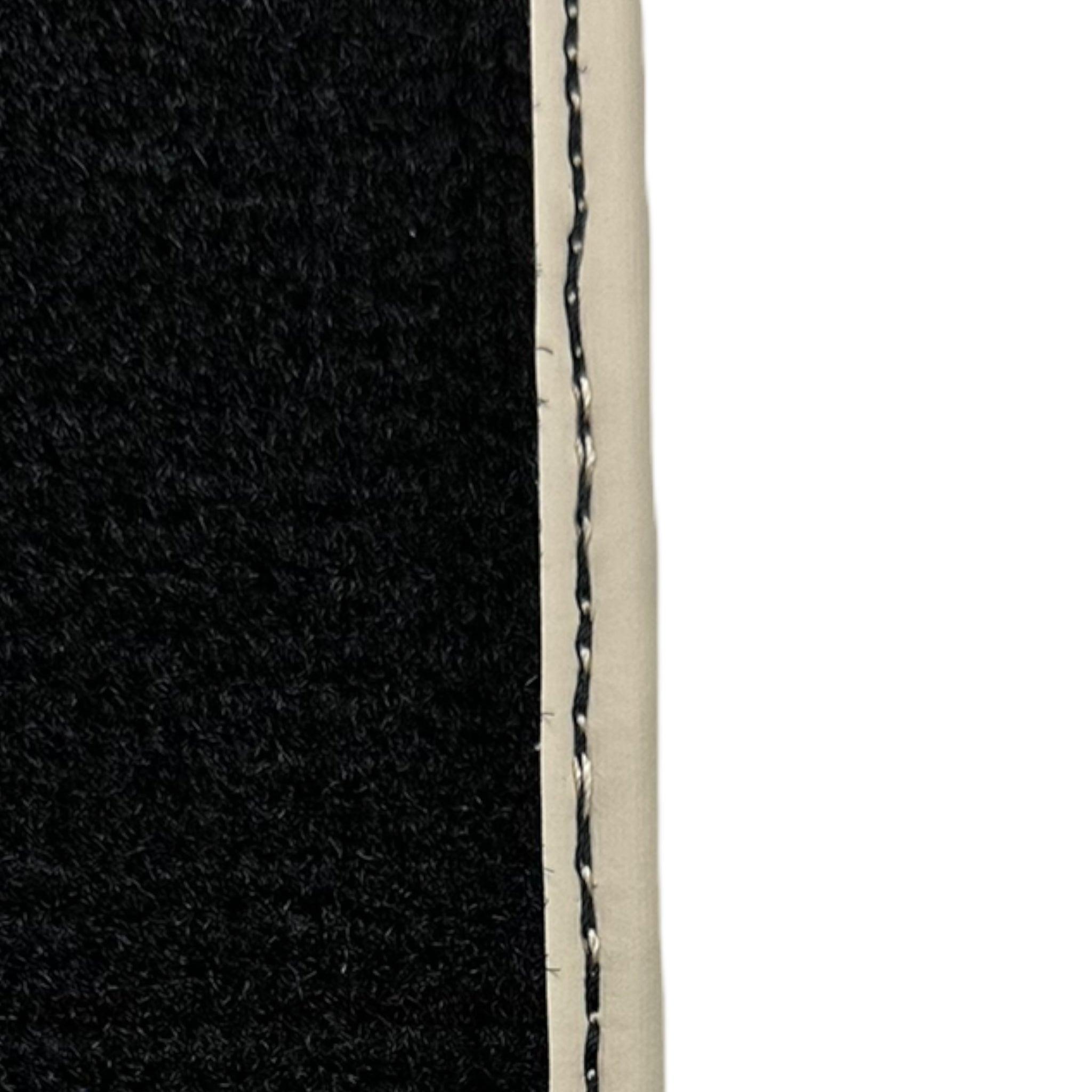 Black Floor Mats For Mercedes-Benz C Class W206 (2021-2023) Beige Trim - AutoWin
