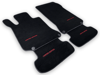 Black Floor Mats For Mercedes Benz C-Class W206 Sedan (2021-2023) Hybrid| Limited Edition - AutoWin