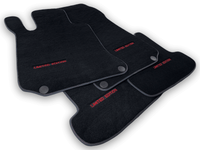 Black Floor Mats For Mercedes Benz CLC-Class CL203 (2008 - 2011) | Limited Edition - AutoWin