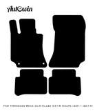 Black Floor Mats For Mercedes Benz CLS-Class C218 Coupe (2011-2014) | Limited Edition - AutoWin