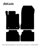 Black Floor Mats For Mercedes Benz E-Class S210 Estate (1996-2003) | Limited Edition - AutoWin
