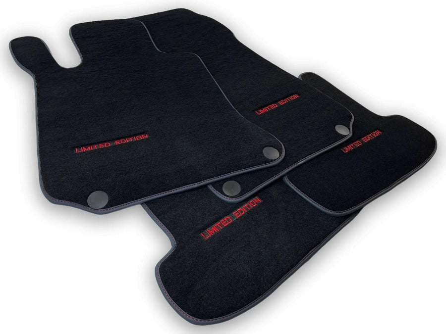Black Floor Mats For Mercedes Benz E-Class S211 Estate 4Matic (2003-2009) | Limited Edition - AutoWin