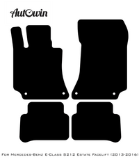 Black Floor Mats For Mercedes Benz E-Class S212 Estate Facelift (2013-2016) | Limited Edition - AutoWin