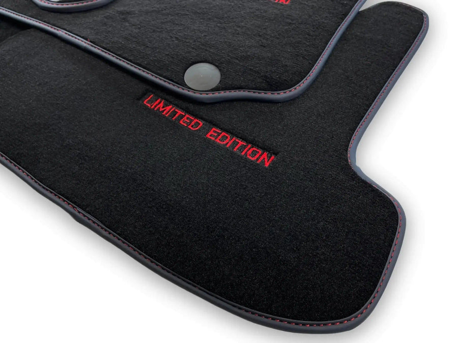 Black Floor Mats For Mercedes Benz E-Class W210 Sedan (1995-2002) | Limited Edition - AutoWin