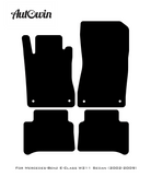 Black Floor Mats For Mercedes Benz E-Class W211 Sedan (2002-2009) | Limited Edition - AutoWin