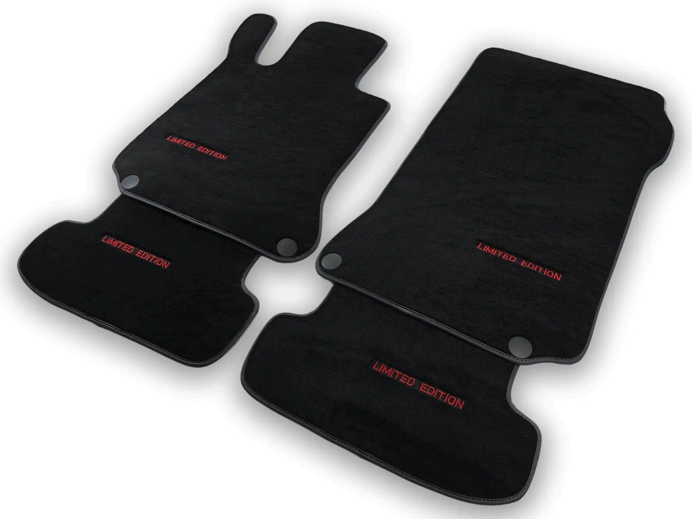 Black Floor Mats For Mercedes Benz E-Class W211 Sedan 4Matic (2002-2009) | Limited Edition - AutoWin