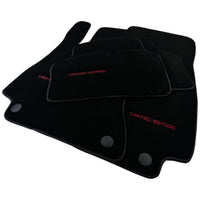 Black Floor Mats For Mercedes Benz E-Class W213 Sedan (2016-2020) | Limited Edition - AutoWin