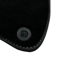 Black Floor Mats for Mercedes Benz E-Class W213 Sedan (2020-2023) Hybrid | "NO STEPS" Fluorescent Logo - AutoWin