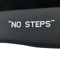 Black Floor Mats for Mercedes Benz E-Class W213 Sedan (2020-2023) Hybrid | "NO STEPS" Fluorescent Logo - AutoWin