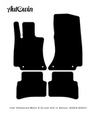 Black Floor Mats For Mercedes Benz E-Class W214 Sedan (2023-2024) | Limited Edition - AutoWin