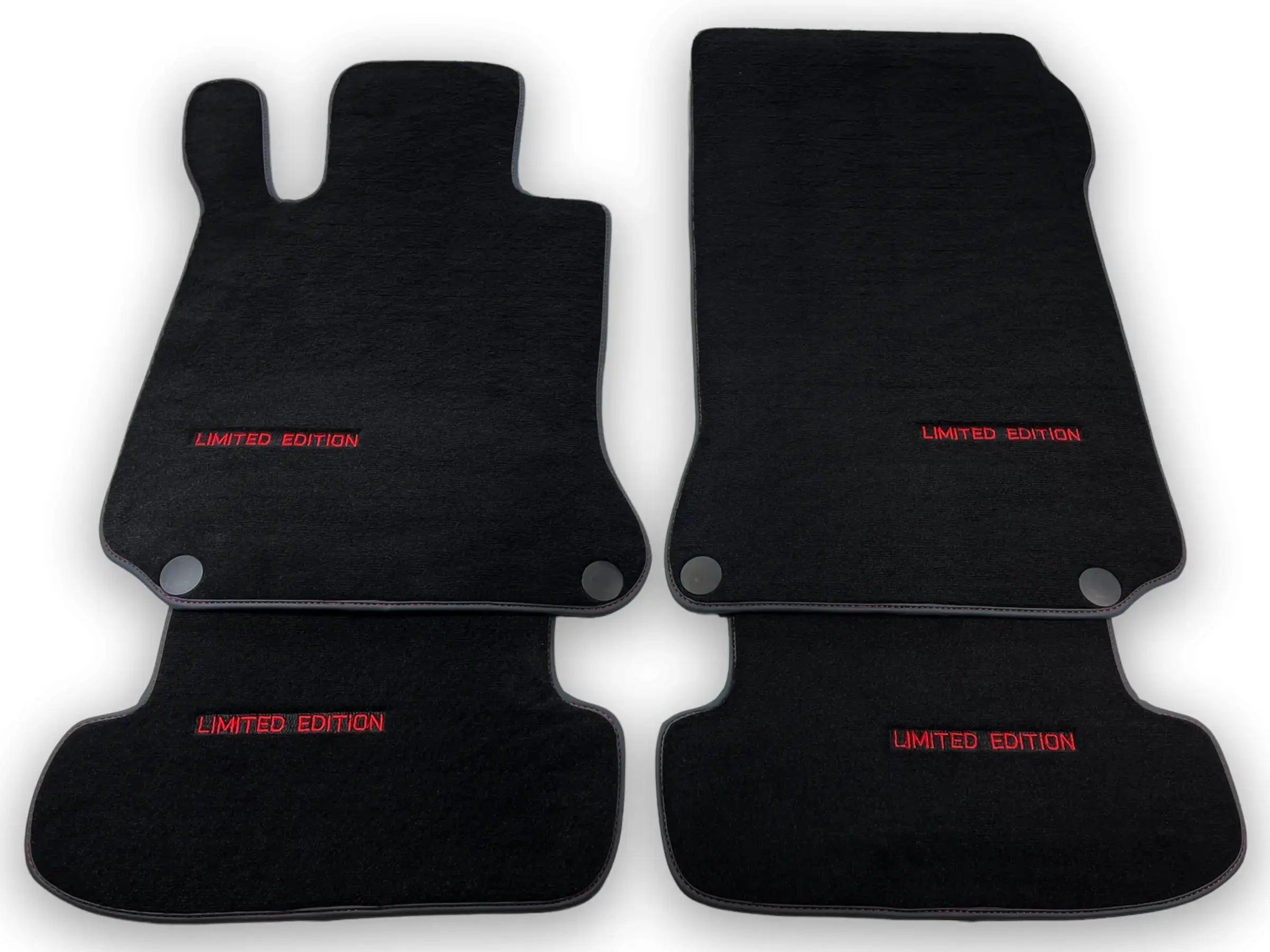 Black Floor Mats For Mercedes Benz E-Class W214 Sedan (2023-2024) | Limited Edition - AutoWin
