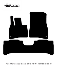 Black Floor Mats For Mercedes Benz EQE-Class X294 (2023-2024) | Limited Edition - AutoWin