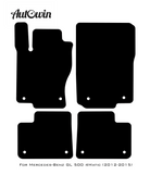 Black Floor Mats For Mercedes Benz GL-Class 500 4Matic (2012-2015) | Limited Edition - AutoWin