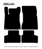 Black Floor Mats For Mercedes Benz GLA-Class H247 (2020-2023) | Limited Edition - AutoWin
