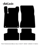 Black Floor Mats For Mercedes Benz GLA-Class H247 (2021-2023) Hybrid | Limited Edition - AutoWin