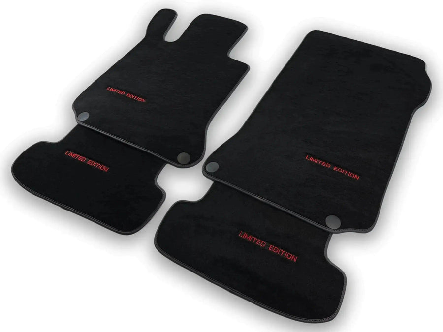 Black Floor Mats For Mercedes Benz GLA-Class X156 (2017-2020) | Limited Edition - AutoWin
