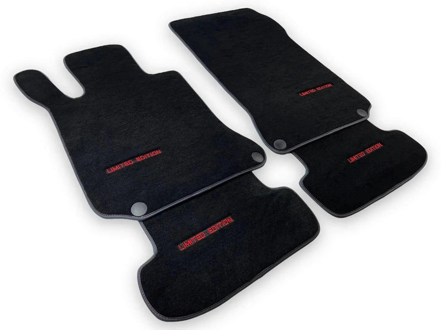 Black Floor Mats For Mercedes Benz GLA-Class X156 (2017-2020) | Limited Edition - AutoWin