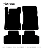 Black Floor Mats For Mercedes Benz GLB-Class X247 (2020-2023) | Limited Edition - AutoWin