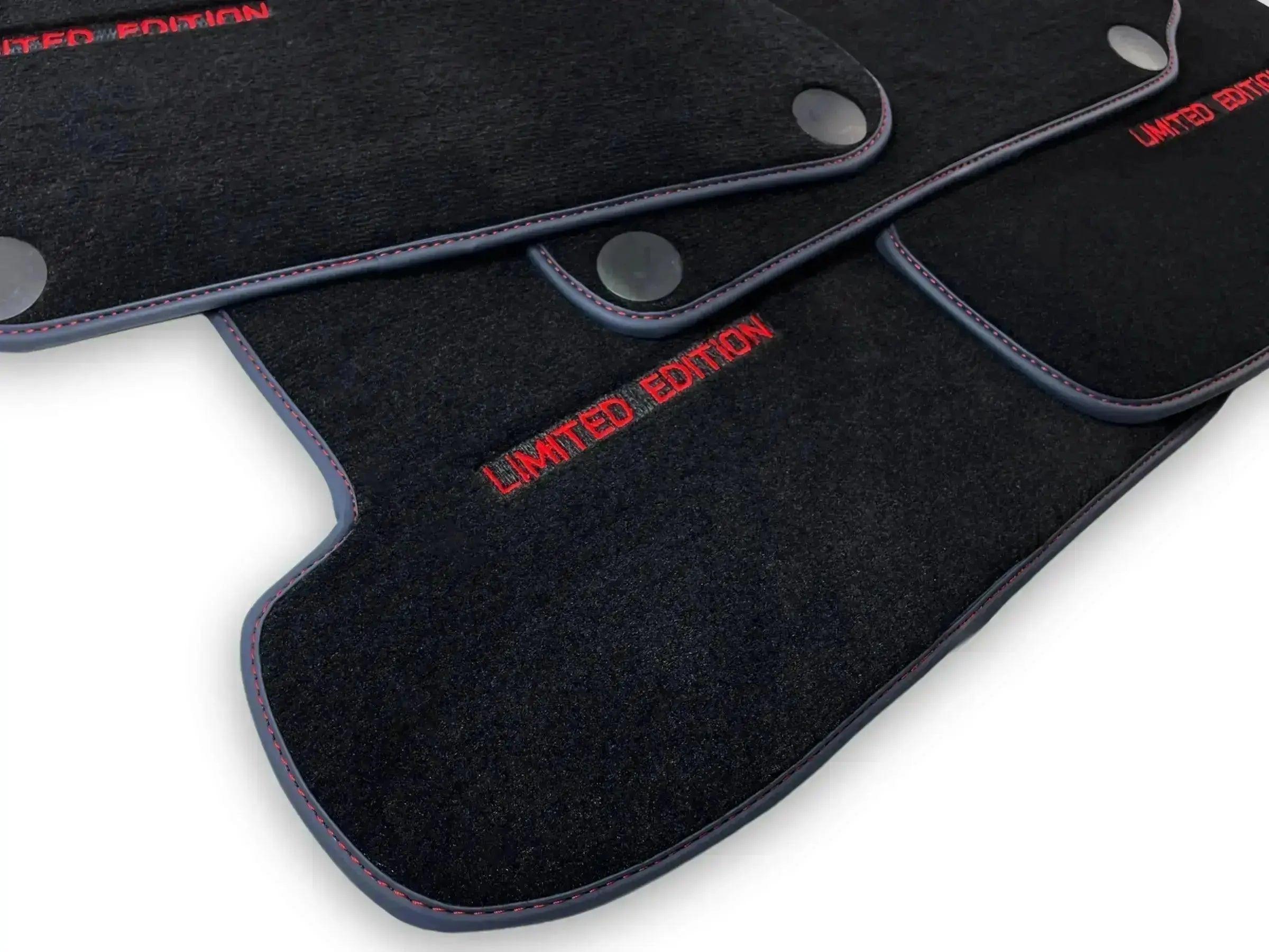 Black Floor Mats For Mercedes Benz GLC-Class C253 Coupe (2016-2019) | Limited Edition - AutoWin