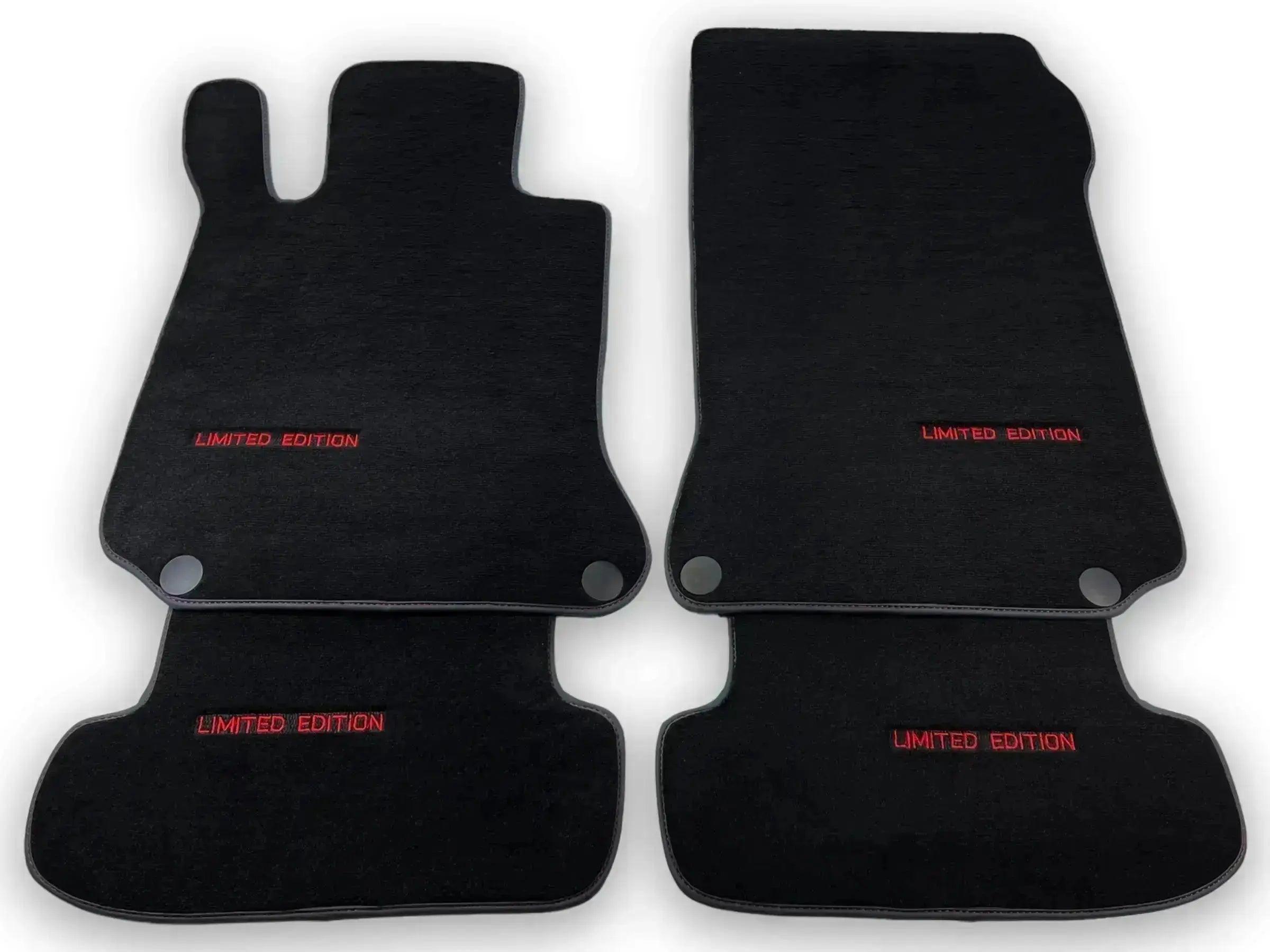 Black Floor Mats For Mercedes Benz GLC-Class C253 Coupe (2016-2019) | Limited Edition - AutoWin