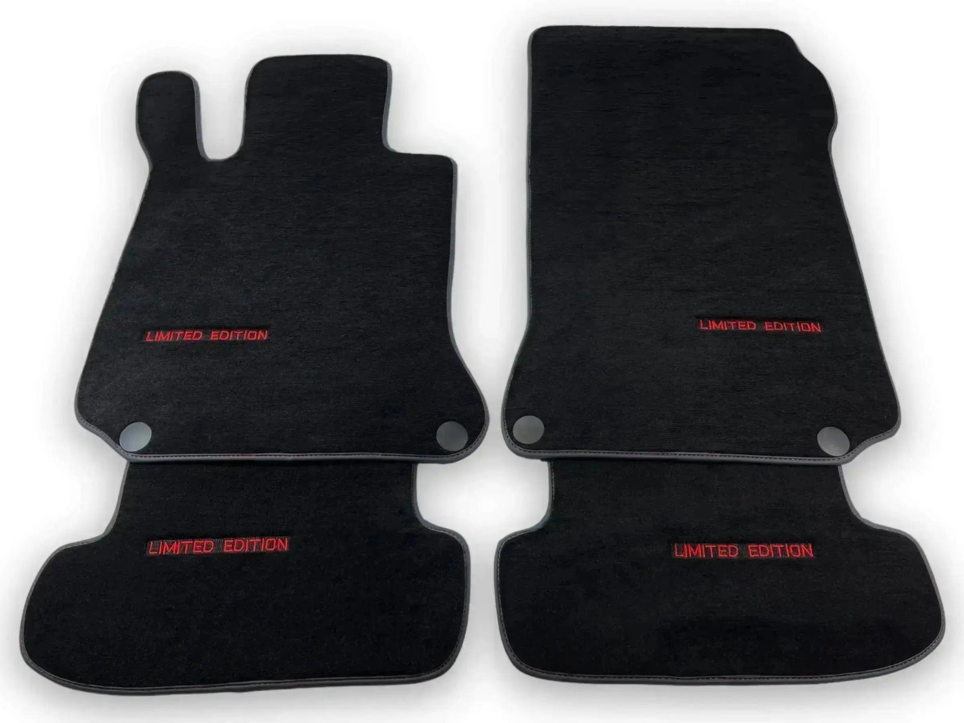 Black Floor Mats For Mercedes Benz GLC-Class X253 SUV (2015-2019) | Limited Edition - AutoWin
