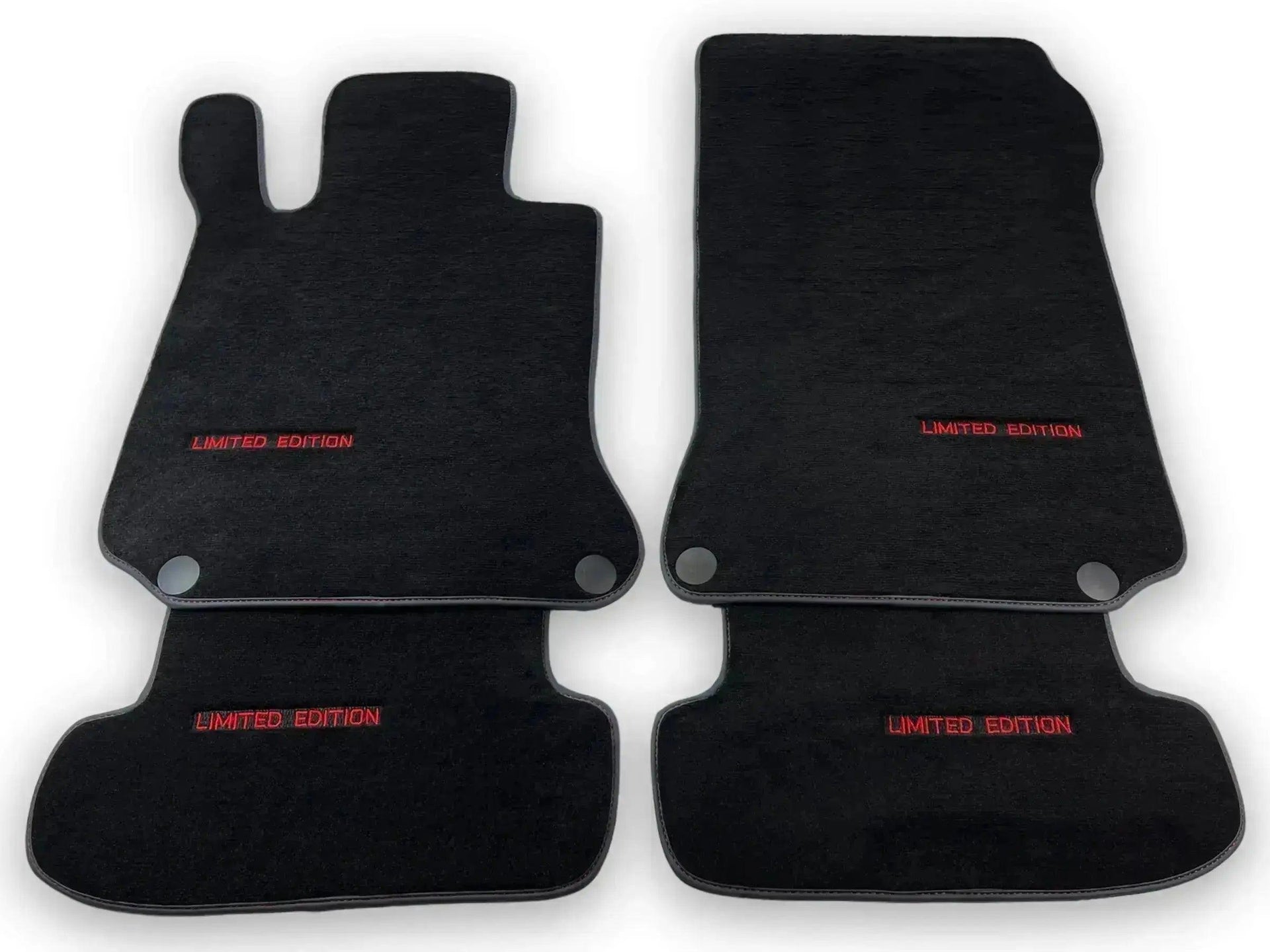 Black Floor Mats For Mercedes Benz GLC-Class X253 SUV (2019-2023) | Limited Edition - AutoWin
