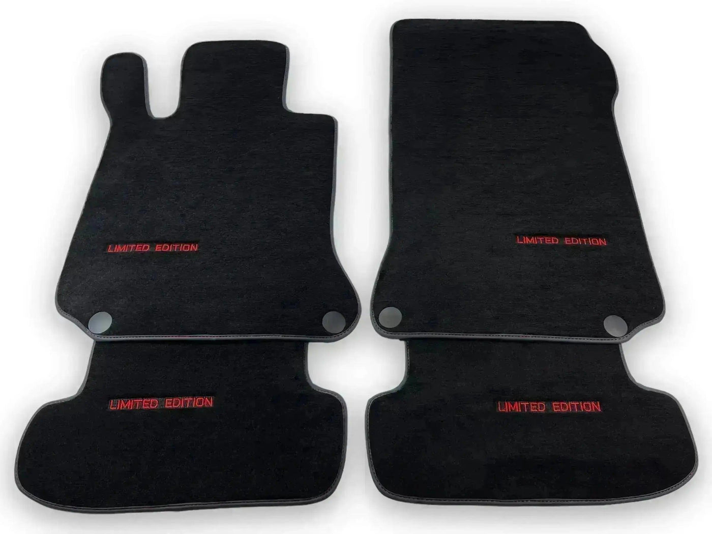 Black Floor Mats For Mercedes Benz GLS-Class X166 (2016-2019) | Limited Edition - AutoWin