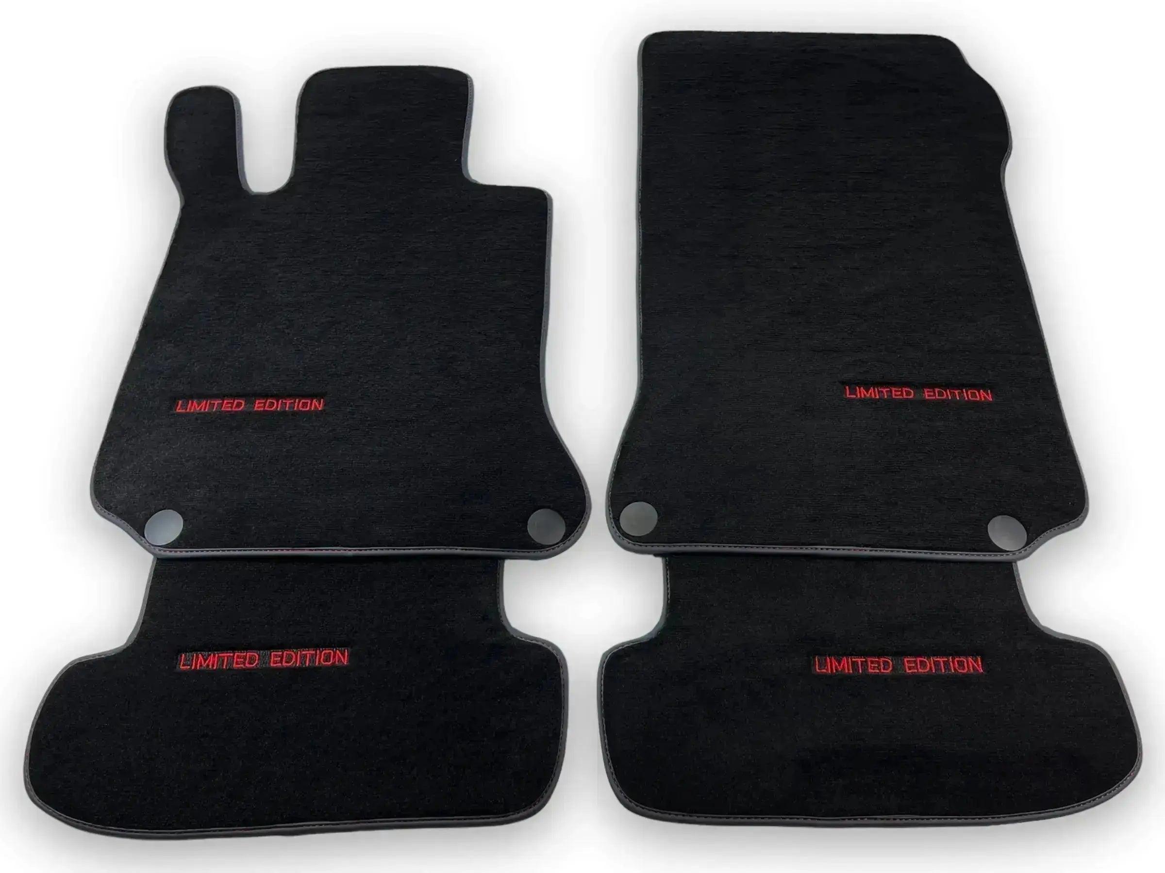Black Floor Mats For Mercedes Benz S-Class V222 (2013-2020) Long Wheelbase | Limited Edition - AutoWin