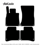 Black Floor Mats For Mercedes Benz S-Class V222 (2013-2020) Long Wheelbase | Limited Edition - AutoWin