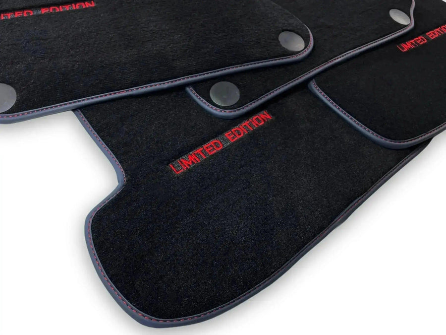Black Floor Mats For Mercedes Benz S-Class W220 (1998-2005) Long Wheelbase | Limited Edition - AutoWin