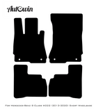 Black Floor Mats For Mercedes Benz S-Class W222 (2013-2020) Short Wheelbase | Limited Edition - AutoWin
