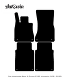 Black Floor Mats For Mercedes Benz S-Class Z223 Maybach (2021-2023) | Limited Edition - AutoWin