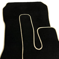 Black Floor Mats For Mercedes-Benz SL-Class R231 (2012-2022) Beige Trim - AutoWin