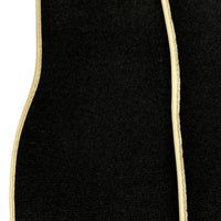 Black Floor Mats For Mercedes-Benz SLC-Class R172 (2016-2023) Beige Trim - AutoWin
