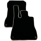 Black Floor Mats For Mercedes-Benz SLC-Class R172 (2016-2023) Beige Trim - AutoWin
