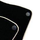 Black Floor Mats For Mercedes-Benz SLC-Class R172 (2016-2023) Beige Trim - AutoWin