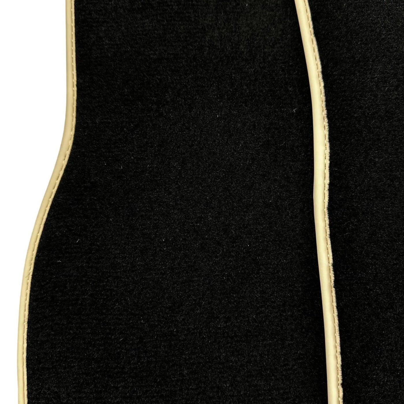 Black Floor Mats For Mercedes-Benz SLK-Class R170 (1996-1998) Beige Trim - AutoWin