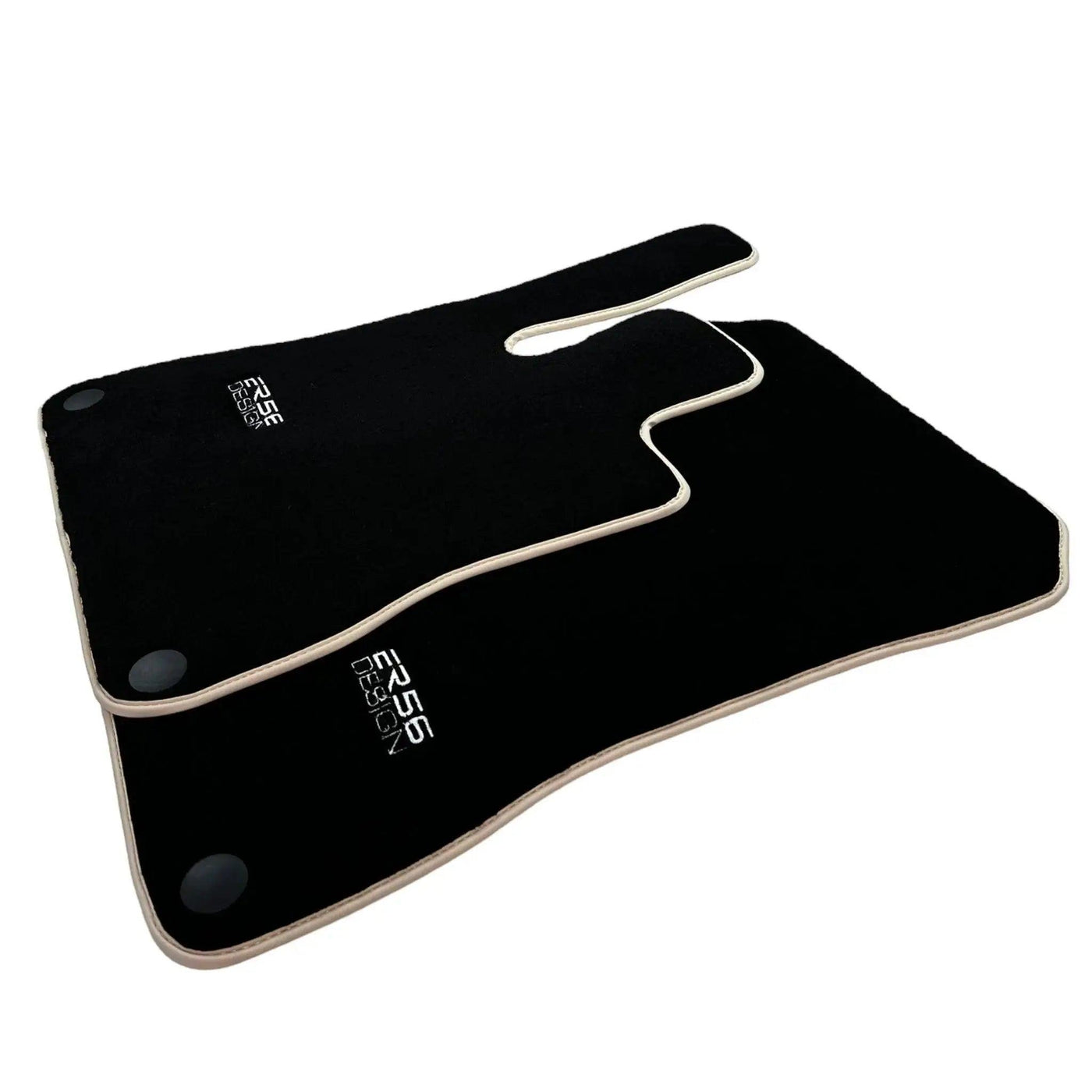 Black Floor Mats For Mercedes-Benz SLK-Class R170 (1996-1998) ER56 Design - AutoWin