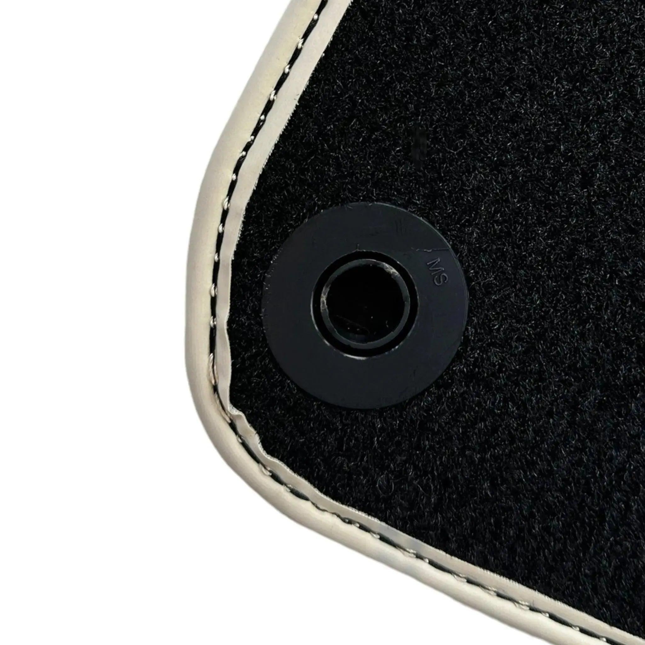 Black Floor Mats For Mercedes-Benz SLK-Class R170 (1996-1998) ER56 Design - AutoWin