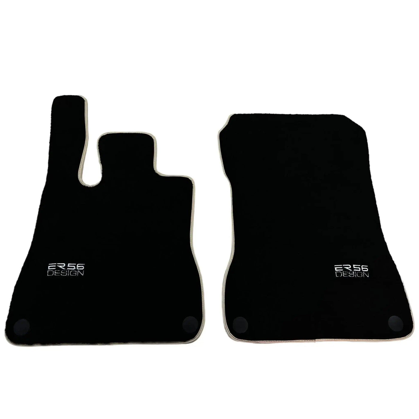 Black Floor Mats For Mercedes-Benz SLK-Class R171 (2004-2011) ER56 Design - AutoWin