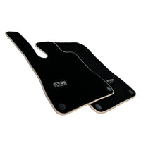 Black Floor Mats For Mercedes-Benz SLK-Class R172 (2011-2023) ER56 Design - AutoWin