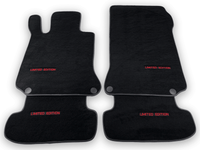 Black Floor Mats For Mercedes Benz V-Class 447 Front (2014-2019) | Limited Edition - AutoWin